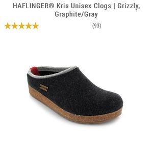 HAFLINGER® Kris Unisex Clogs | Grizzly, Graphite/Gray size 37